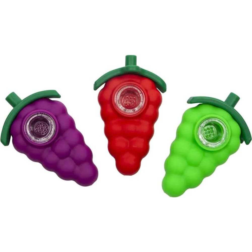 SHP3 - Grape Silicone Hand Pipe (Pack of 5) (Unit Cost $3.99)