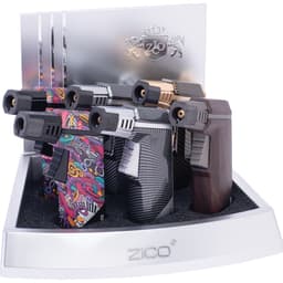 ZD111  6ct Zico Single Jet Torch with Print