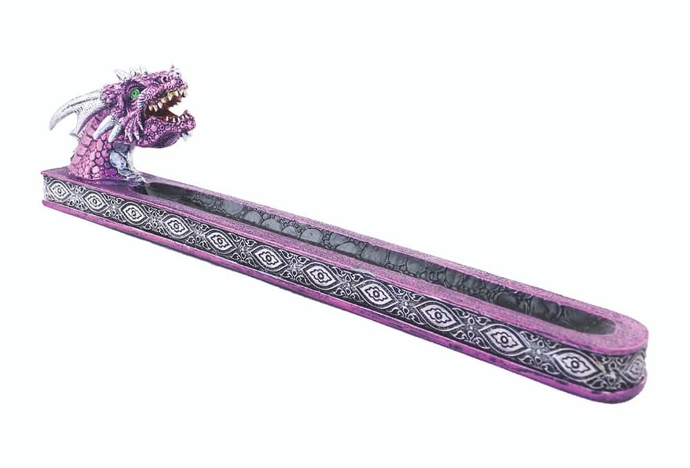 12.5″ Purple Dragon Head Incense Burner