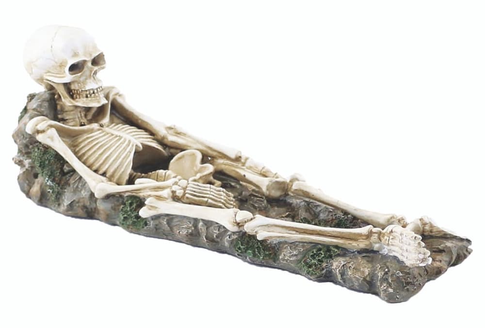 12" Skull Incense Burner