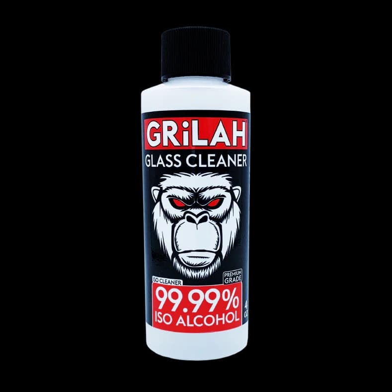 GRILAH PREMIUM GLASS CLENER  99.99% ISO ALCOHOL (4oz)