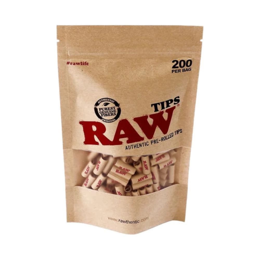 RAW PRE-ROLLED TIPS 200CT