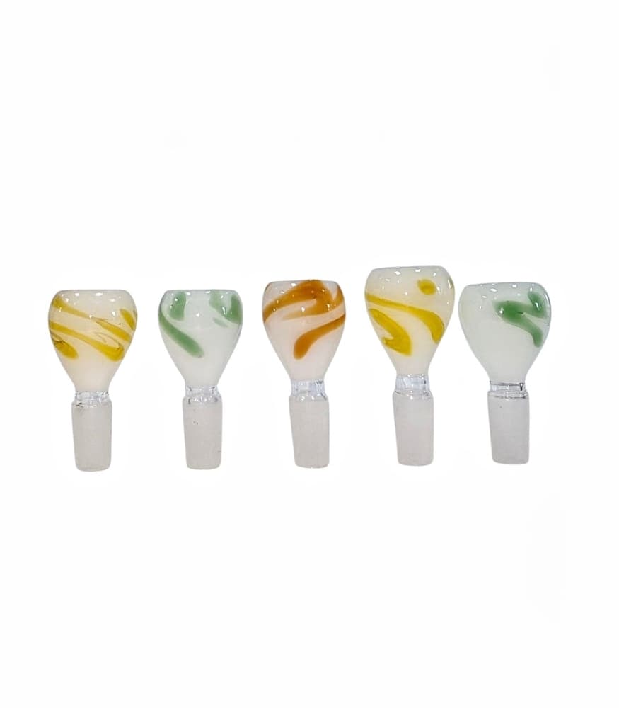 BL80 - 14mm Slime Swirl Bowls (Pack of 5) (Unit Cost $5.99)