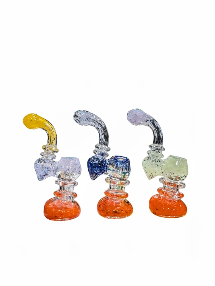 BUB30 - 5'' Color Orange Bottom Triple Color Bubbler (Pack of 3) (Unit Cost $6.99)