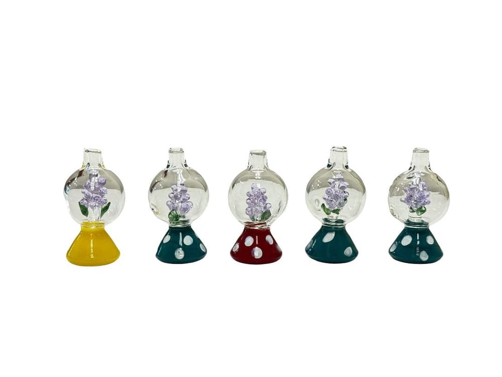 CC93 - Flower Globe Carb Cap (Pack of 5) (Unit Cost $9.99)