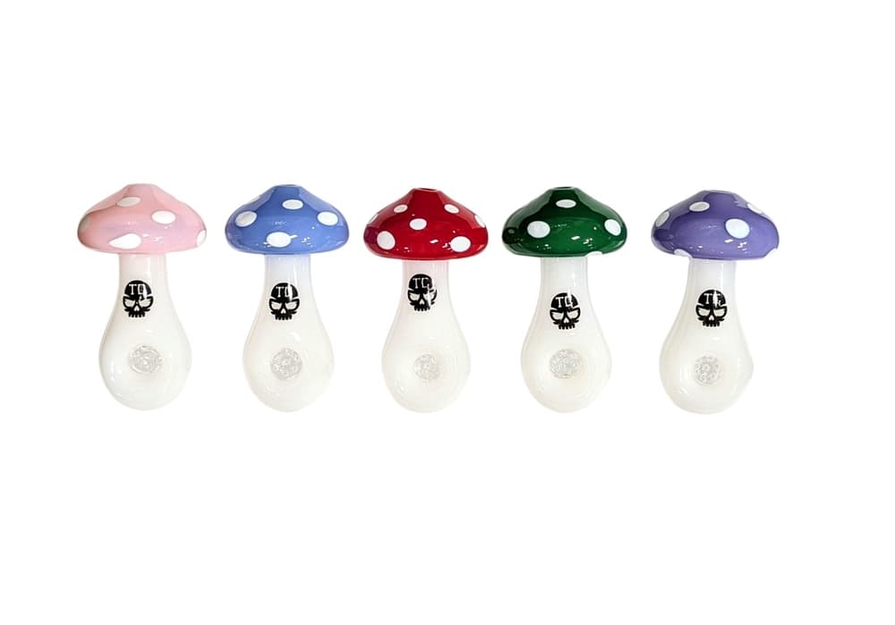 TXH16 Mushroom Hand Pipe With Screen  (PACK OF 5)