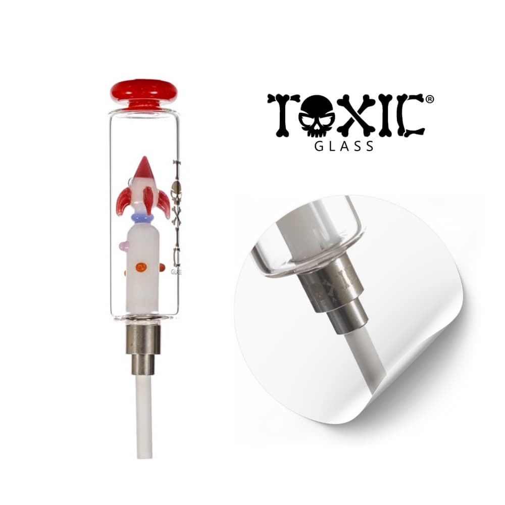 TXNC45 - 6" Toxic Rocket Nectar Collector
