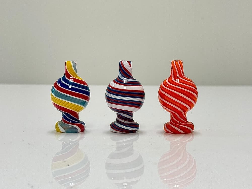 CC19 - Candy Swirl Bubble Carb Cap (Pack of 5) (Unit Cost $3.99)