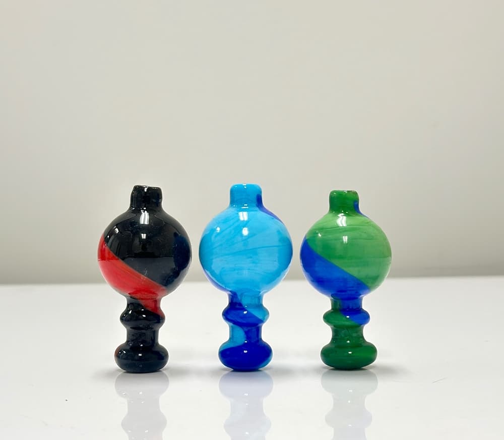 CC37 - Double Color Bubble Carb Cap (Pack of 5) (Unit Cost $3.99)