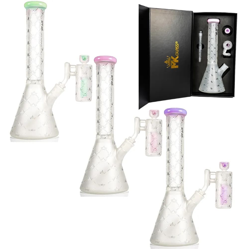 MK197- MK100 14″ Deep Sandblasted Designer Beaker Kit