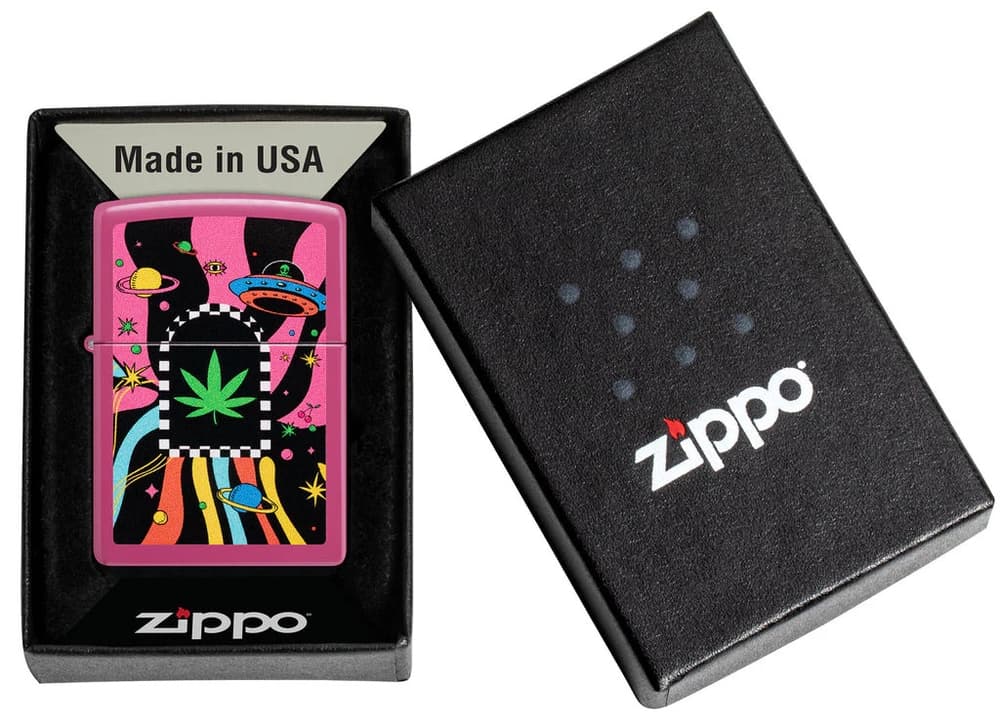Zippo Lighter 48928 Cannabis Design