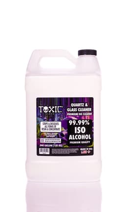 Toxic 99.99% ISO Alcohol Quartz &amp; Glass Cleaner (1 Gallon/128oz)