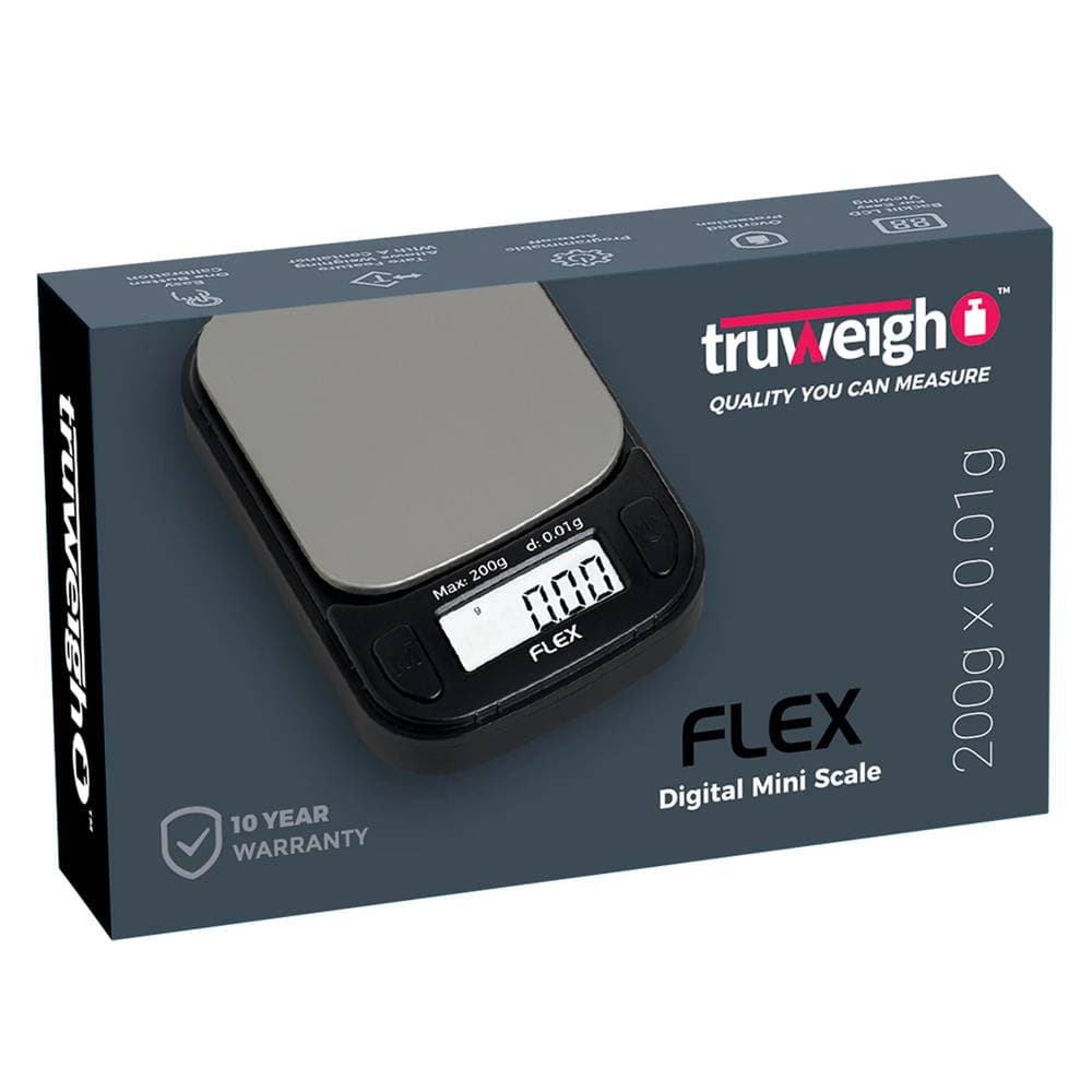 Truweigh FLEX Digital Mini Scale Black (200g x 0.01g)