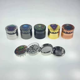 K58 - 2" 4 Parts Zinc Alloy Grinders with Skull Design (6ct) (Unit Cost $4.99)