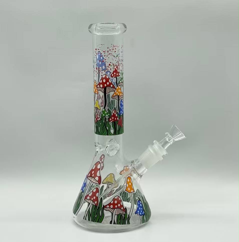 K8 - 10" Mushroom Design Water Pipe