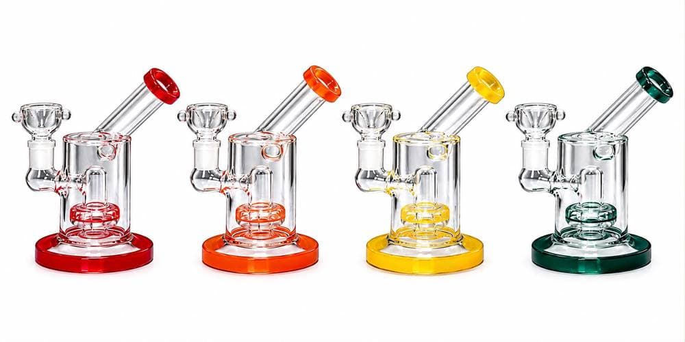 WP13- 6" Assorted Colors Ring Perc Sidecar