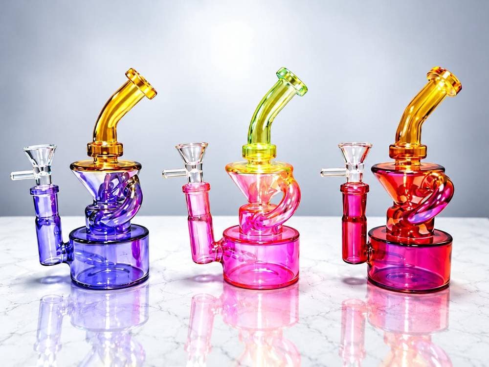 WP32- 6" Electroplated Wide Base Recycler Rig