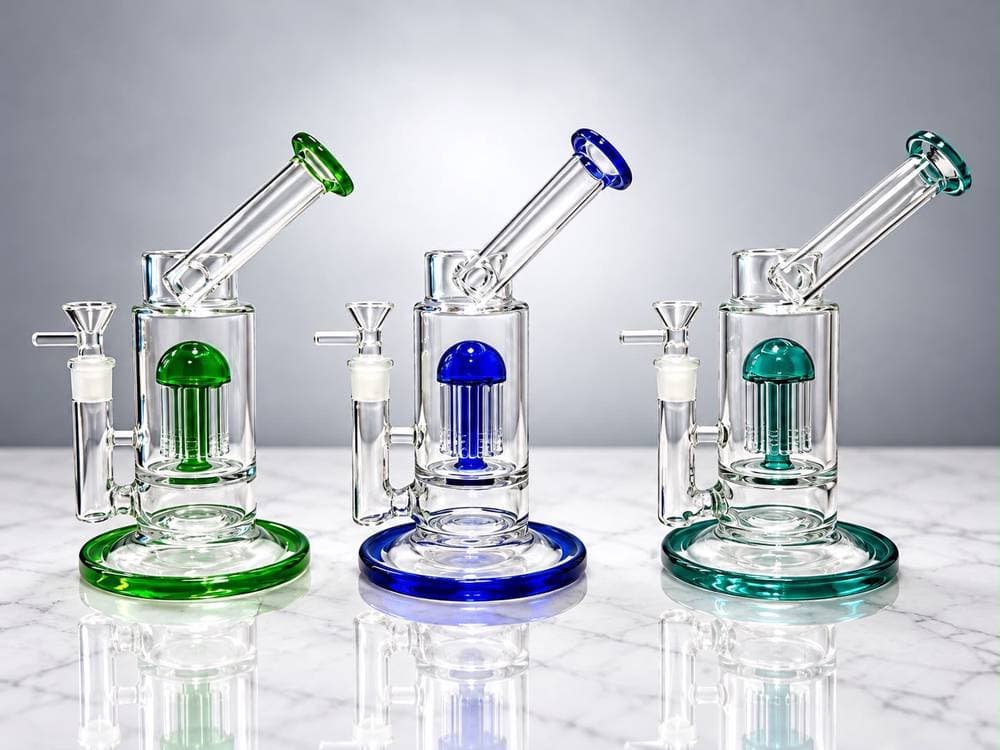 XYZ306 - 9" Assortd Colors Tree Perc Sidecar Rig