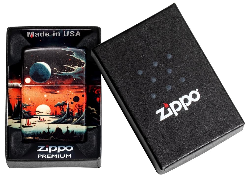 Zippo Lighter 46254 Space Design