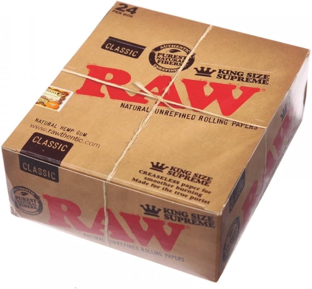 Raw Classic King Size Supreme Paper 24per box