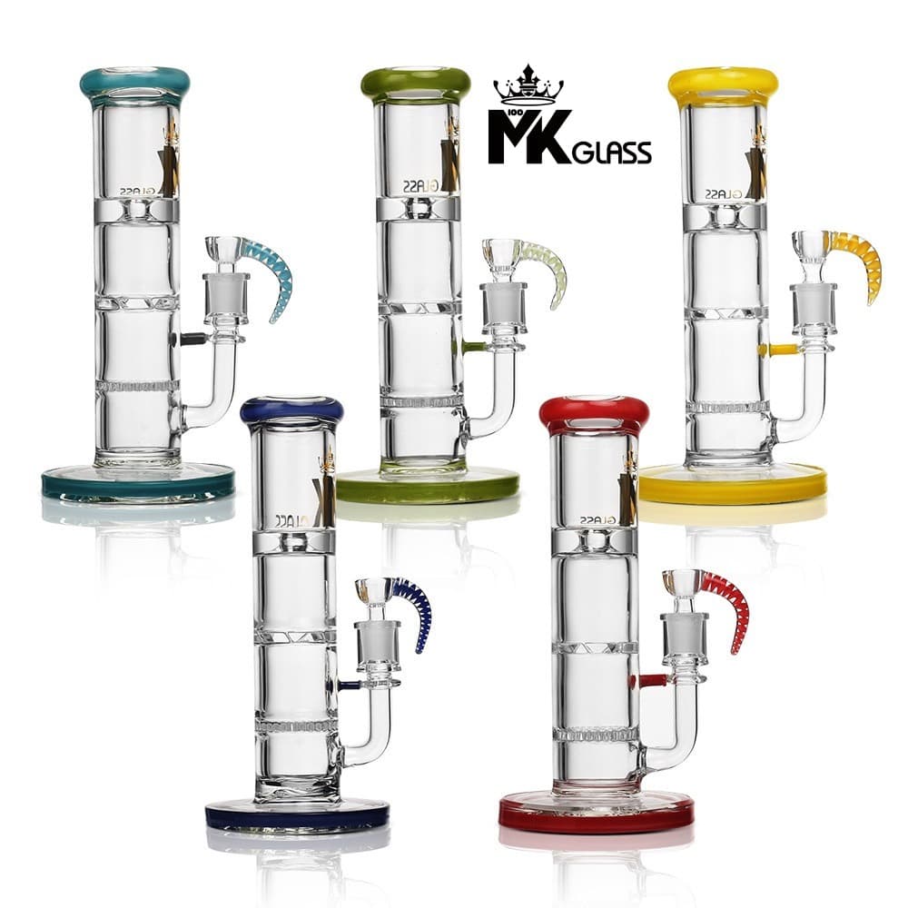 MK1 - 10" MK100 7MM 3X Perc with Screen Horn Bowl